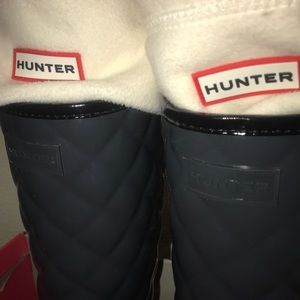 Women’s Original Tall GlossHunter Boot with socks